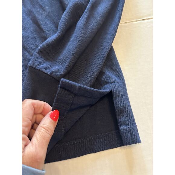 NWT Polo Ralph Lauren Hoodie Mens Large Blue Pullover Lightweight Yellow Pony - Picture 5 of 14